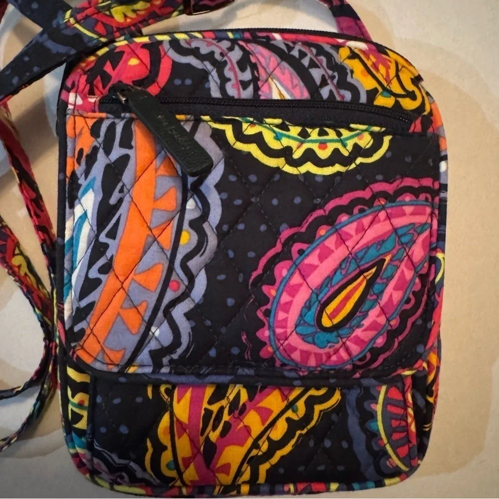 Vera Bradley Mini  Hipster Crossbody Bag Twilight Paisley